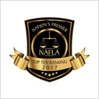 National Academy of Family Law Attorneys Top Ten Ranking 2017